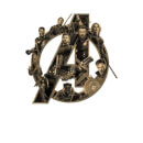 T-Shirt Homme Avengers Infinity War ( Marvel) Logo Avengers - Blanc