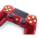 Playstation 4 Controller - Crimson Red & Gold