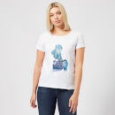 Camiseta Disney Cenicienta Silueta - Mujer - Blanco