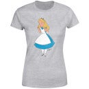 Disney Alice In Wonderland Surprised Alice Women's T-Shirt - Grey