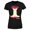 T-Shirt Femme Pomme Croquée Blanche-Neige Disney - Noir