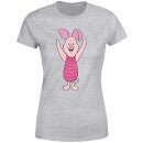 T-Shirt Femme Winnie l'Ourson Porcinet Disney - Gris