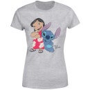Camiseta Disney Lilo y Stitch - Mujer - Gris