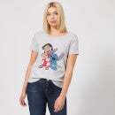 Camiseta Disney Lilo y Stitch - Mujer - Gris