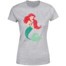 Disney De Kleine Zeemeermin Ariel Dames T-shirt - Grijs