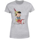 Camiseta Disney Pinocho - Mujer - Gris