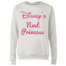Sweat Femme La Prochaine Princesse Disney - Blanc