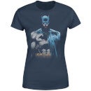 DC Comics Batman Close Up Dames T-shirt - Navy