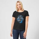 T-Shirt DC Comics Batman DK Knight Shield - Nero - Donna