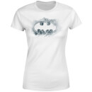 T-Shirt Femme Batman DC Comics Logo Graffiti - Blanc