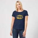 Camiseta DC Comics Batman Logo Spray - Mujer - Azul marino