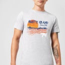 T-Shirt Homme Les Dents de la mer - Club de Natation Amity - Gris
