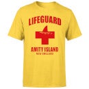 T-Shirt Homme Les Dents de la mer - Garde-Côte Amity Island - Jaune