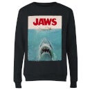 Jaws Classic Poster Women's Sweatshirt - Black