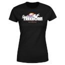 Camiseta El gran Lebowski Logo Treehorn - Mujer - Negro
