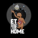 T-Shirt Homme E.T. l'extra-terrestre - Téléphone Maison - Noir