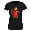 T-Shirt Femme E.T. l'extra-terrestre - Téléphone Maison Effet - Noir