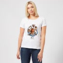 T-Shirt Femme E.T. l'extra-terrestre - Portrait Peint - Blanc