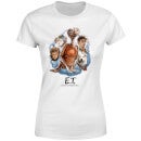 T-Shirt Femme E.T. l'extra-terrestre - Portrait Peint - Blanc