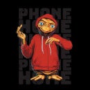 Sweat Homme E.T. l'extra-terrestre - Téléphone Maison Effet - Noir