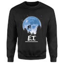 Sweat Homme E.T. l'extra-terrestre - Silhouette dans la Lune - Noir