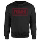 Primed Boxed Logo Sweatshirt - Black