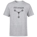 Back To The Future Powered By Flux Capacitor T-Shirt - Grey