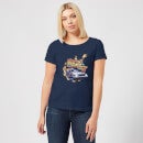 Back To The Future Clockwork Women's T-Shirt - Navy