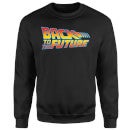 Back To The Future Classic Logo Sweatshirt - Black