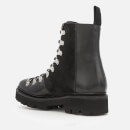 Grenson Women's Nanette Leather Hiking Lace Up Boots - Black - UK 3