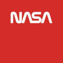 Camiseta NASA Logo - Hombre - Rojo