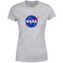 NASA Logo Insignia Dames T-shirt - Grijs