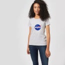 NASA Logo Insignia Dames T-shirt - Grijs