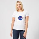 Camiseta NASA Logo - Mujer - Blanco