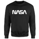 Sweat Homme Logo Worm NASA - Noir