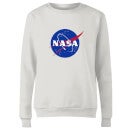 NASA Logo Insignia Women's Sweatshirt - White