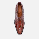 Ganni Women's Nola Heeled Ankle Boots - Cognac