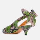 Ganni Women's Sabine Court Shoes - Classic Green