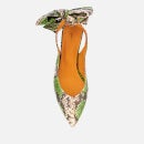 Ganni Women's Sabine Court Shoes - Classic Green