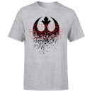 Camiseta Star Wars Emblema Fragmentado - Hombre - Gris