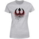 T-Shirt Femme Emblème Explosé - Star Wars - Gris