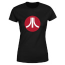 T-Shirt Femme Logo Cercle Atari - Noir