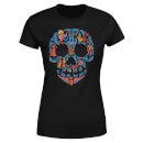 Disney Coco Skull Patroon Dames T-shirt - Zwart
