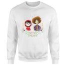 Sweat Homme Miguel et Hector Coco - Blanc