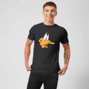 T-Shirt Homme Gros Plan Daffy Duck Looney Tunes - Noir