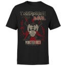 T-Shirt Homme Taz Diable de Tasmanie Monster Rock Looney Tunes - Noir