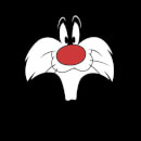 Looney Tunes Sylvester Big Face Men's T-Shirt - Black