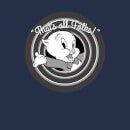 T-Shirt Homme That's All Folks ! Porky Pig Looney Tunes - Bleu Marine