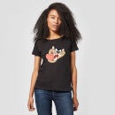 T-Shirt Femme Gros Plan Taz Diable de Tasmanie Looney Tunes - Noir