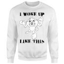 Looney Tunes I Woke Up Like This Sweatshirt - White